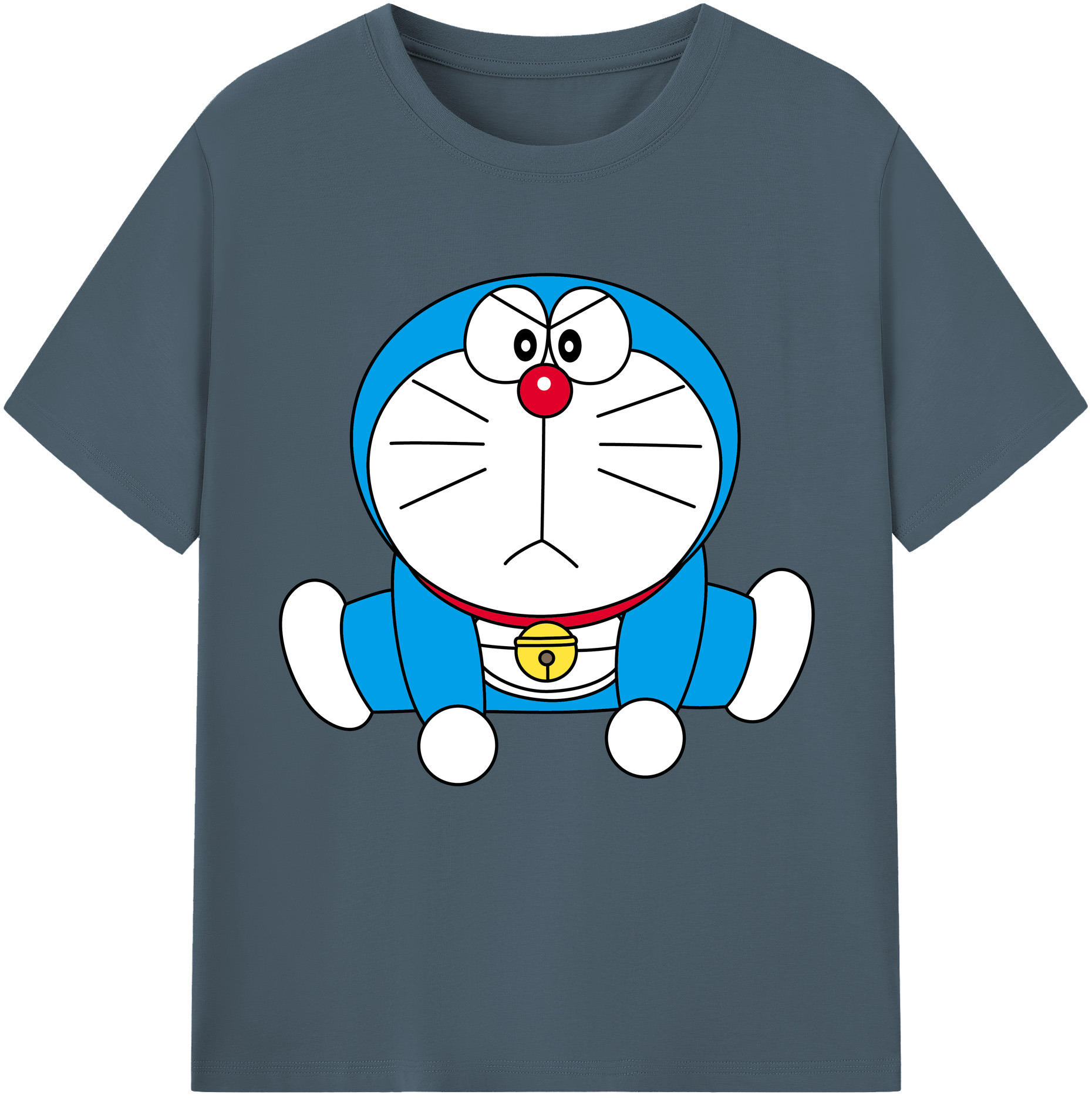 （画像用） ドラえもん Doraemon 綿100％半袖Tシャツ（フロントプリント）